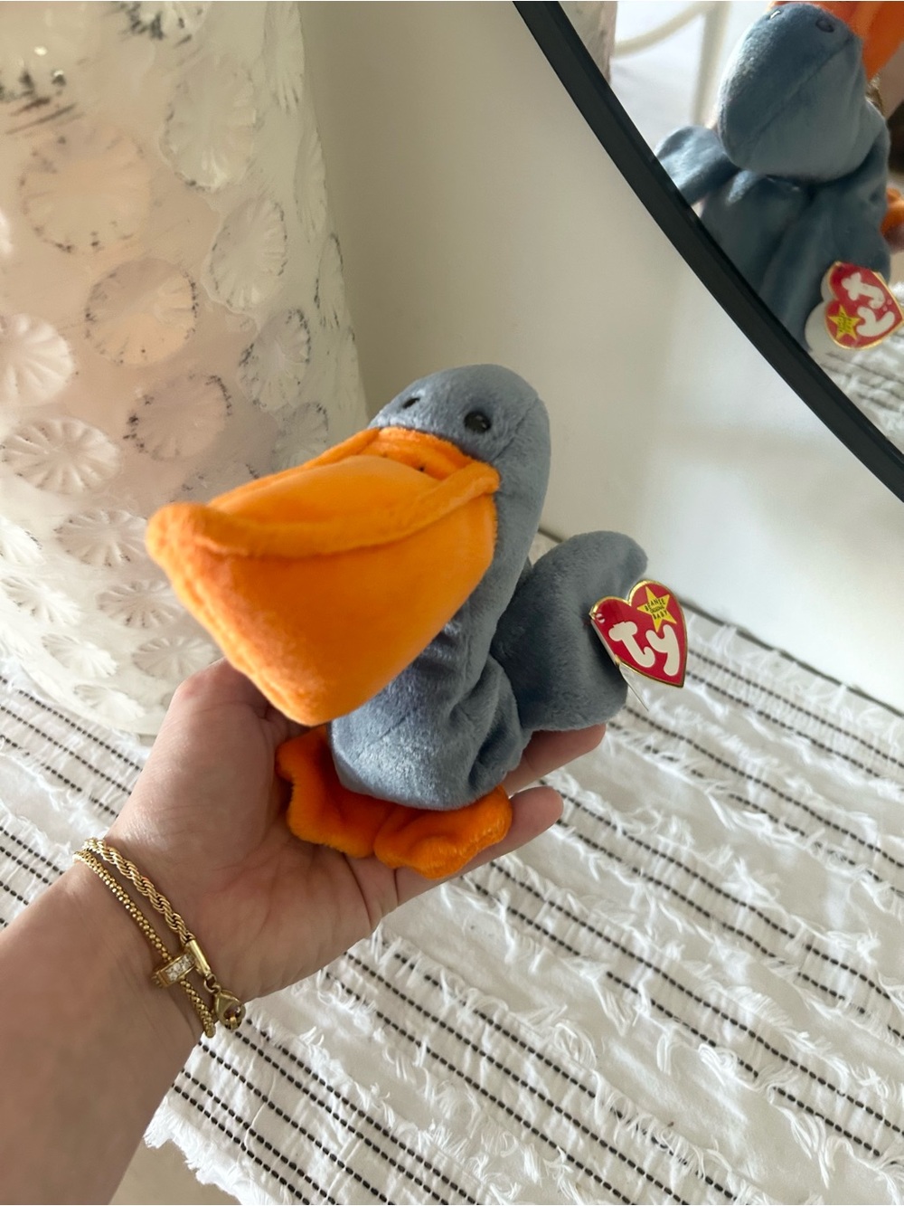 Ty 1996 Scoop Pelican Beanie Baby Vintage Plush Collectible